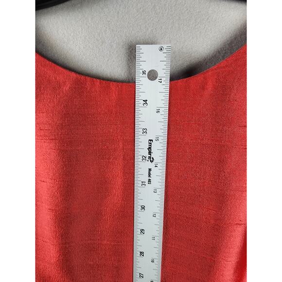 Talbots Red Sleeveless Sheath Mini Dress Size 8 - Picture 4 of 6